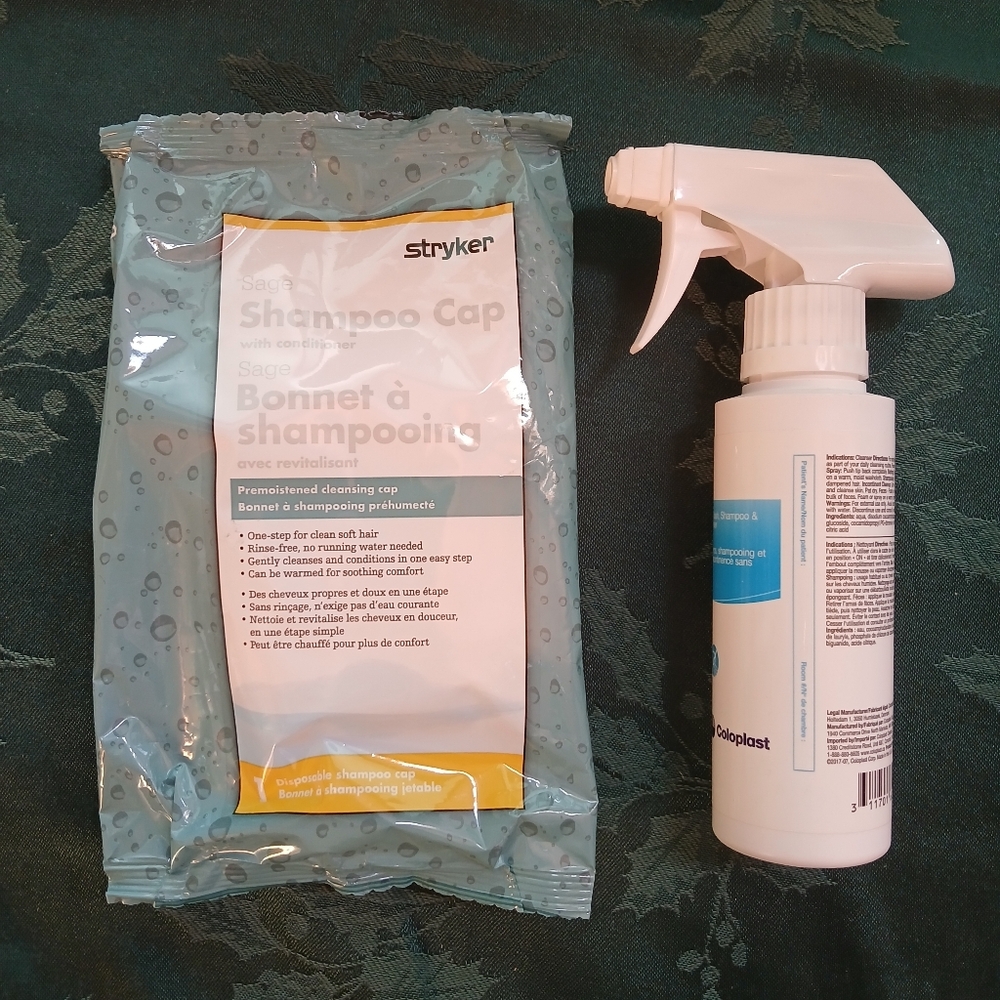 Shampoo Cap + No-Rinse Body Wash, Shampoo & Incontinent Cleanser